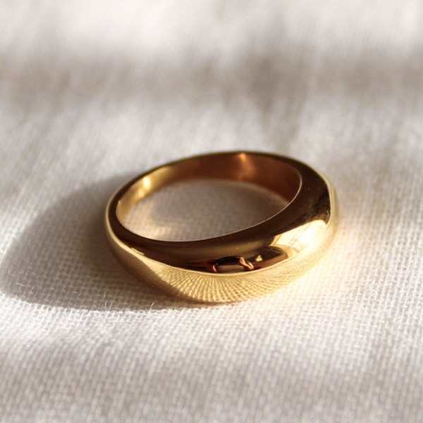 LUCIWORTE THIN DOME RING